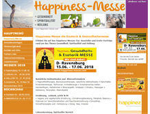 Tablet Screenshot of happiness-messe.com